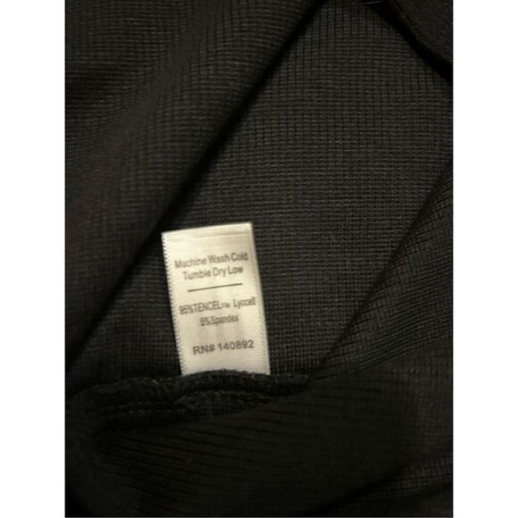 Marine‎ Layer Lexi rib v-neck black top women’s XL NEW - Picture 10 of 12